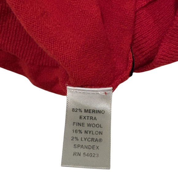 Banana Republic red merino wool-blend sweater - Picture 3 of 5